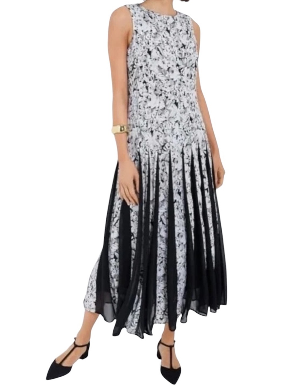 NWT Tuckernuck Midnight Garden Gray Gardens Andi Dress 8